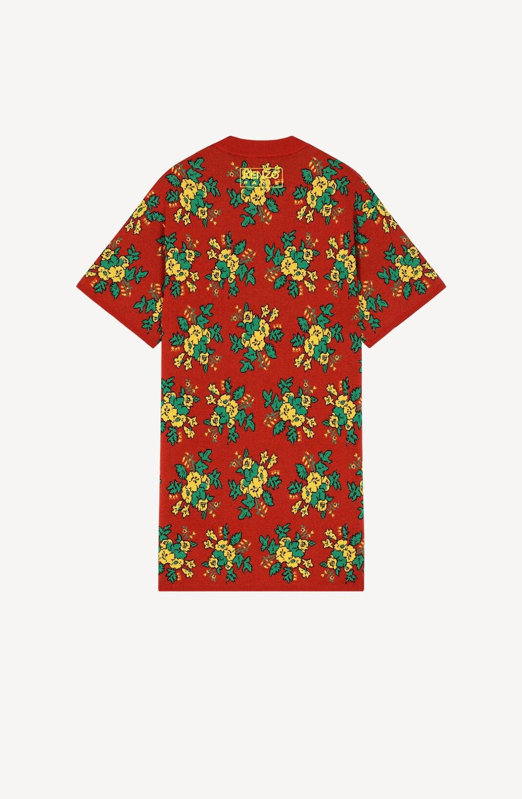 'Pop Bouquet' jacquard dress - 3
