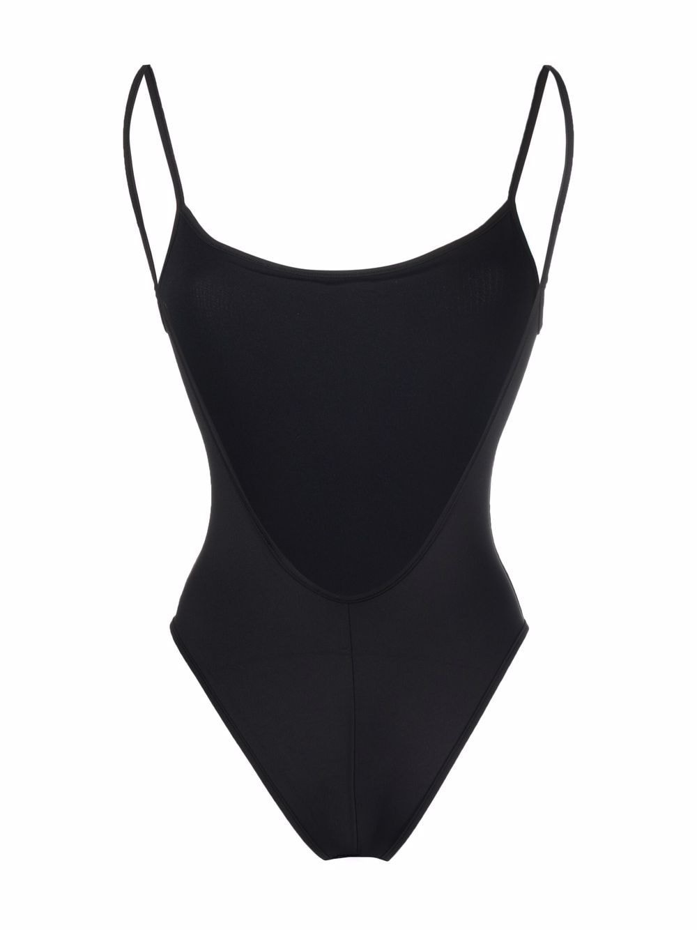 scoop-neck swimsuit - 2