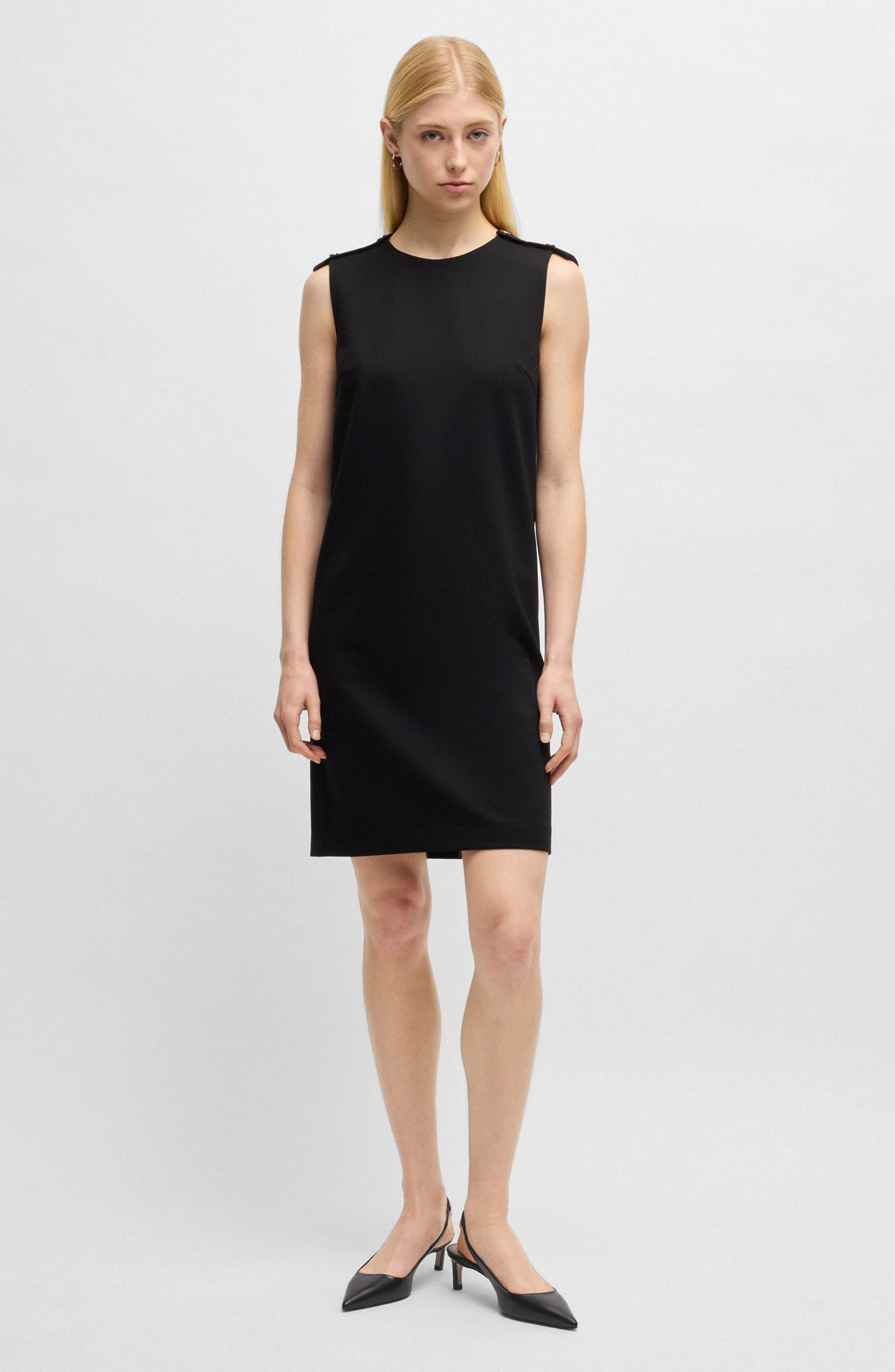 BOSS Janet Slingback Pointed Toe Pump in Black at Nordstrom - 5
