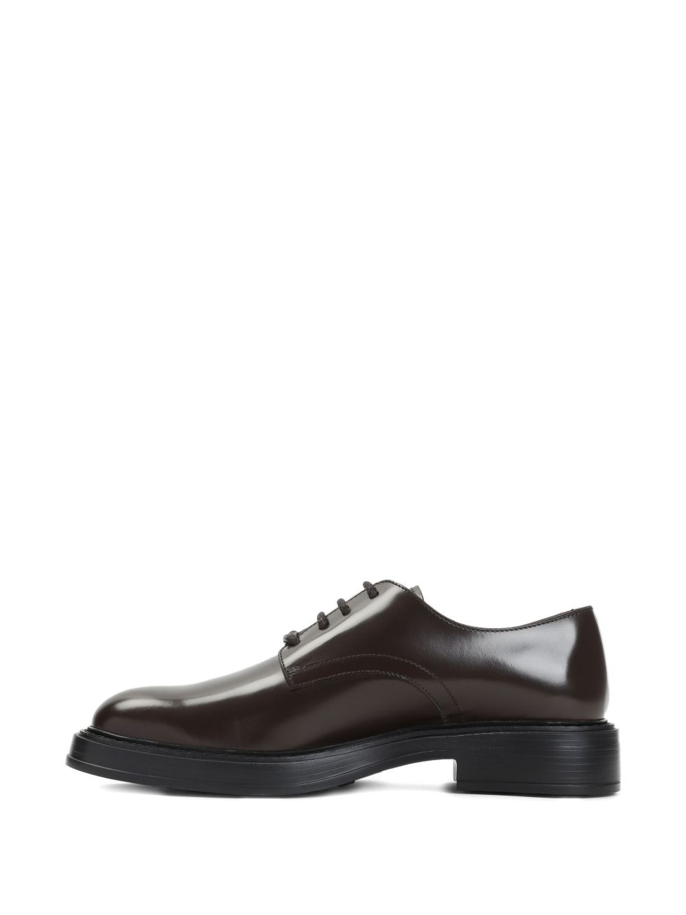 lace-up leather derby shoes - 4