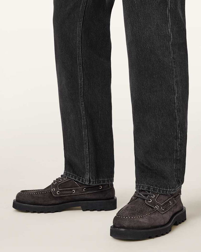 ALLSAINTS SKIFF SUEDE BOAT SHOES outlook