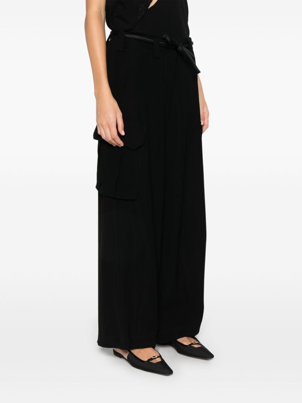 belted trousers - 3