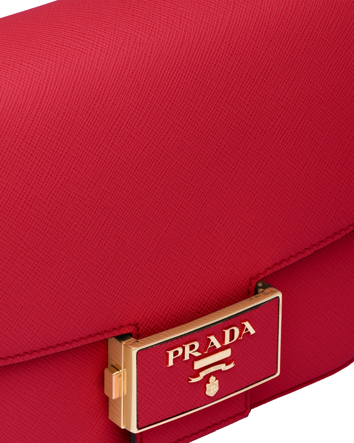 Saffiano Leather Prada Emblème Bag - 6