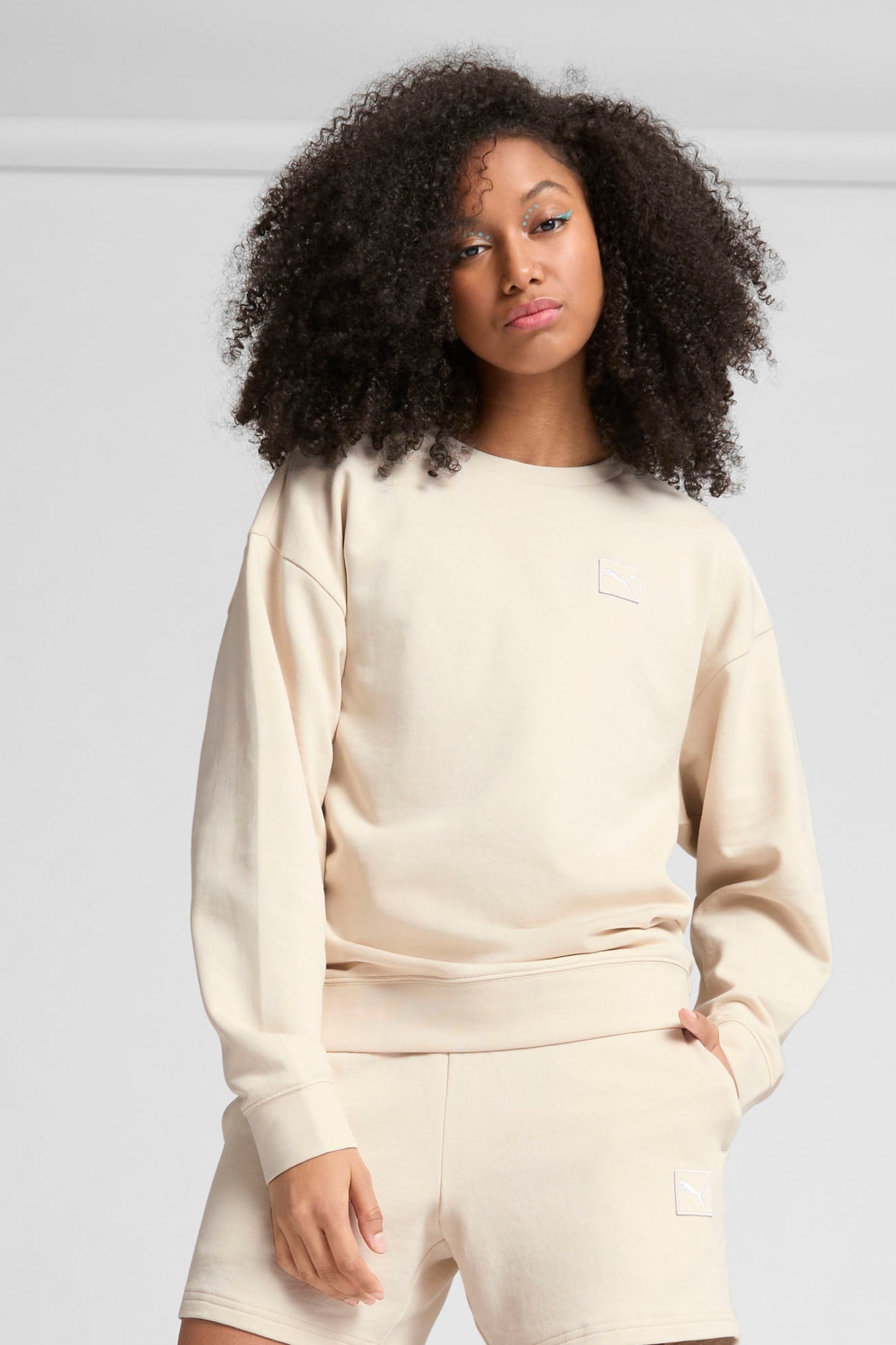 Essentials Elevated Women's Comfort Crew Sweatshirt - 3