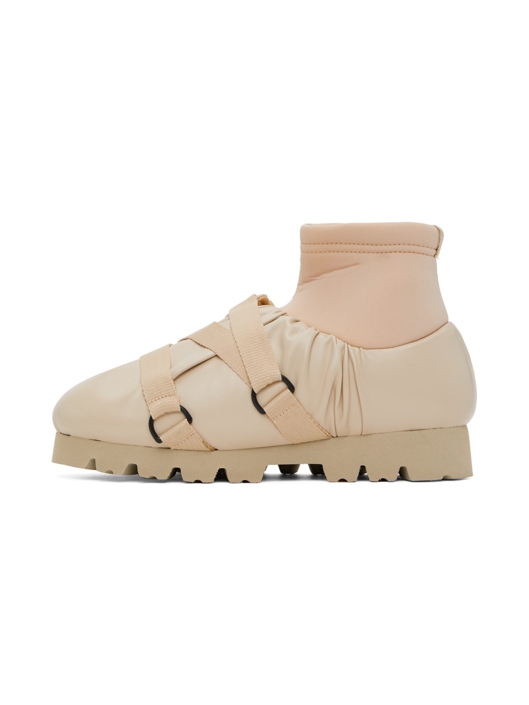Beige Camp Mid Boots - 3