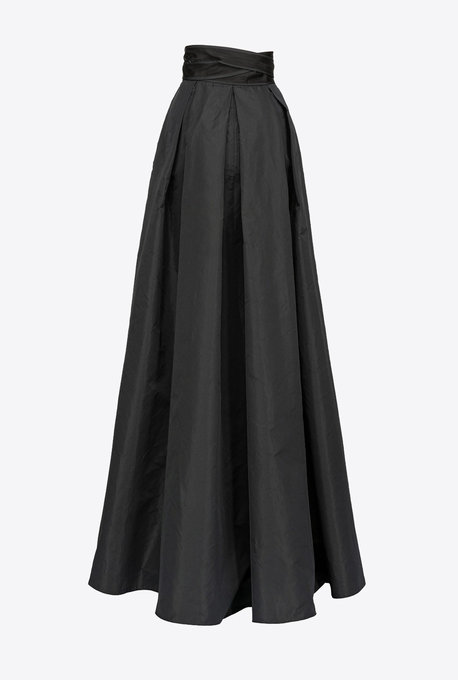 PINKO TAFFETA MAXI-SKIRT | REVERSIBLE