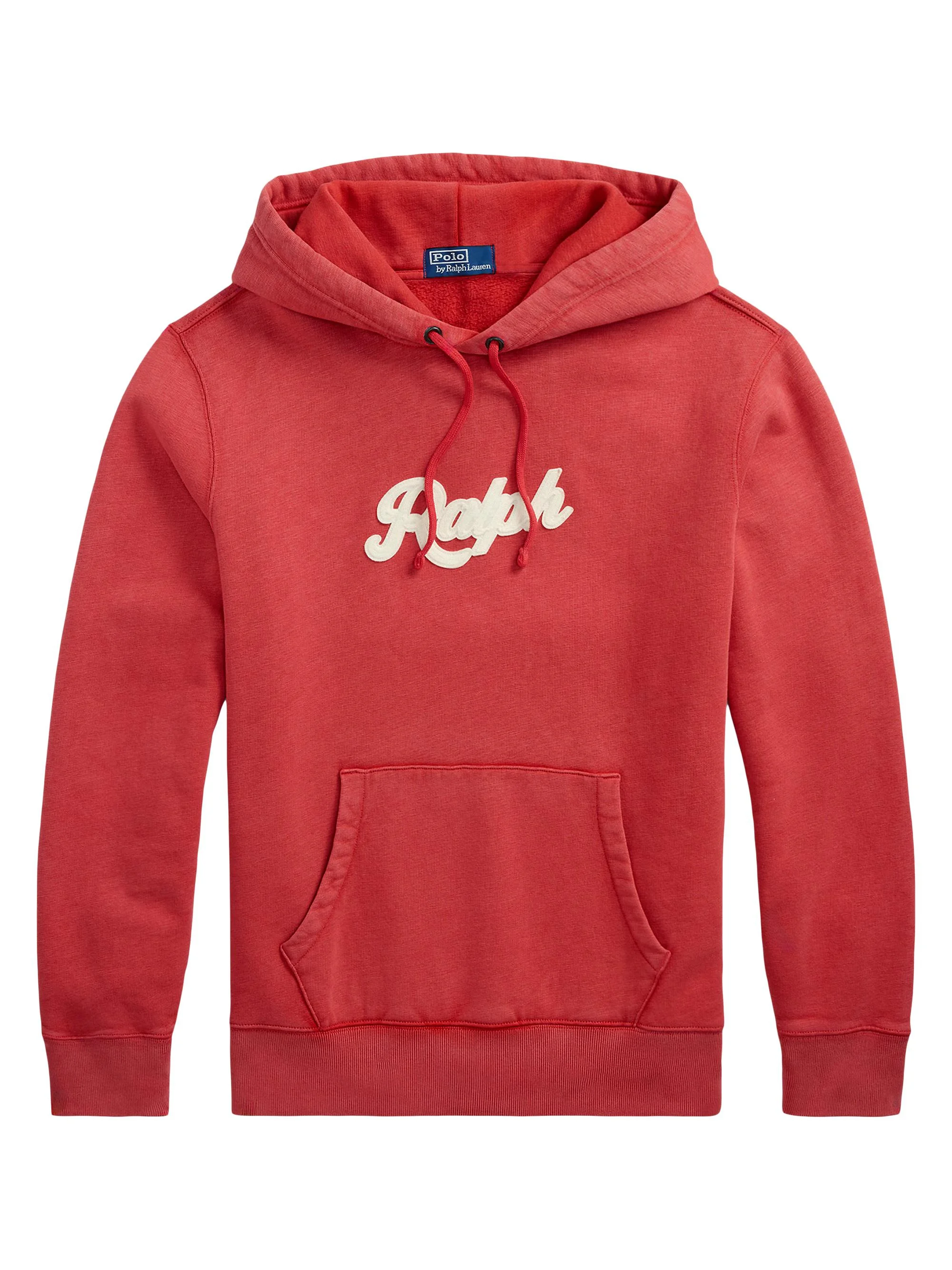 Men's Logo-Embroidered Cotton-Blend Hoodie - New Brick - 1