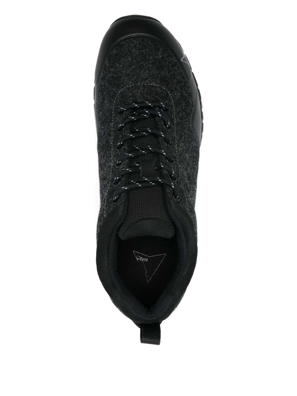 lace-up low-top sneakers - 4