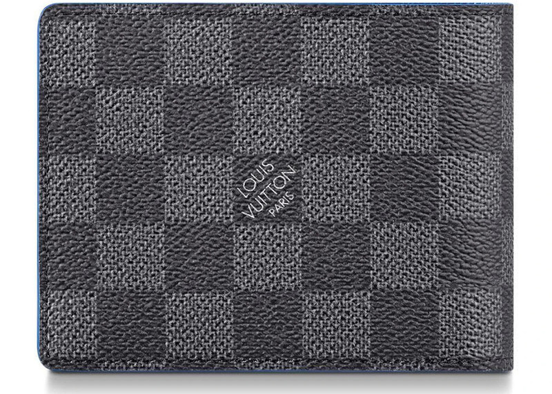 Louis Vuitton Louis Vuitton Multiple Wallet Damier Graphite Link Bleu Clair outlook