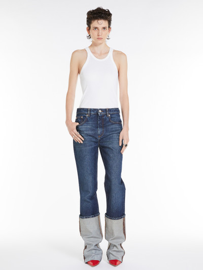 Sportmax GIUSTO Denim jeans with extra turn-ups outlook