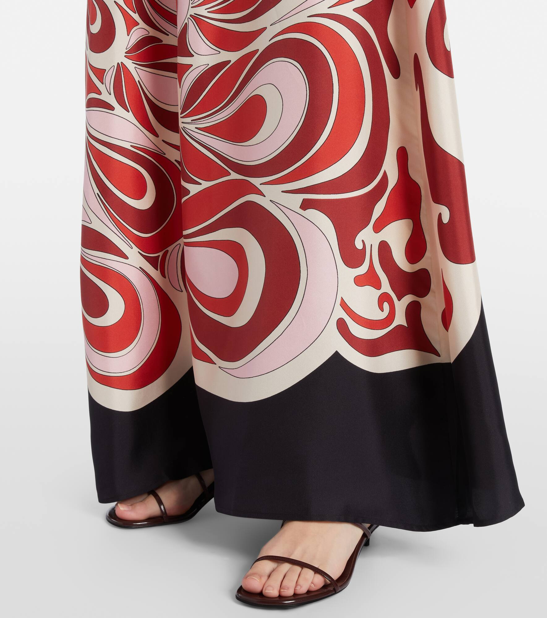Roy Phoenix silk twill maxi dress - 6