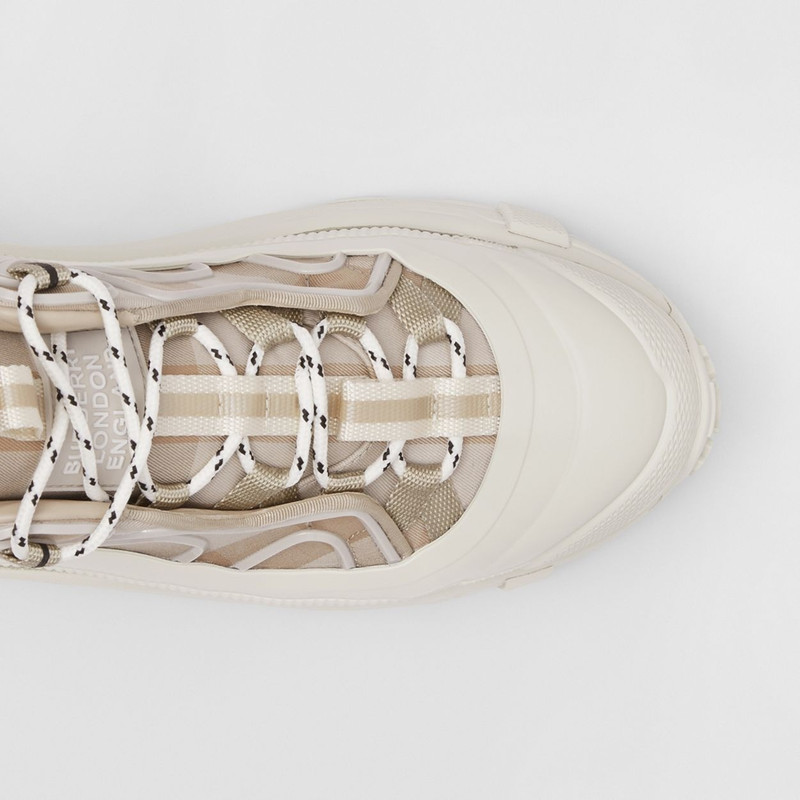 Burberry Check Cotton Arthur Sneakers outlook