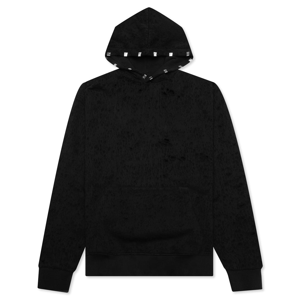 【1017 ALYX 9SM】Men's Garment Dye Reversible Zip-Up Hoodie 1017 ALYX 9SM BLACK GARMENT DYE REVERSIBLE ZIP-UP HOODIE