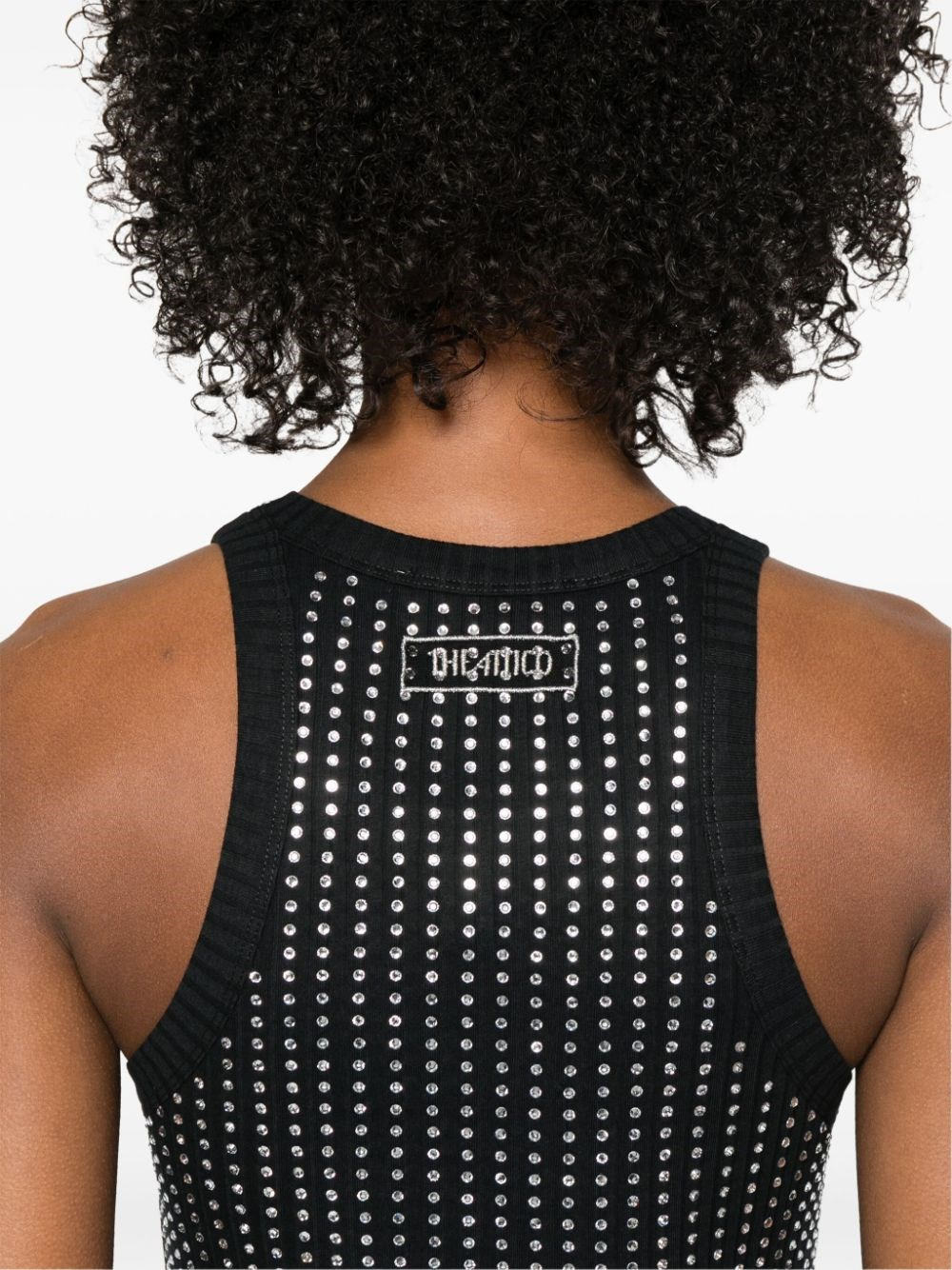 Rhinestone Tank Top - 4