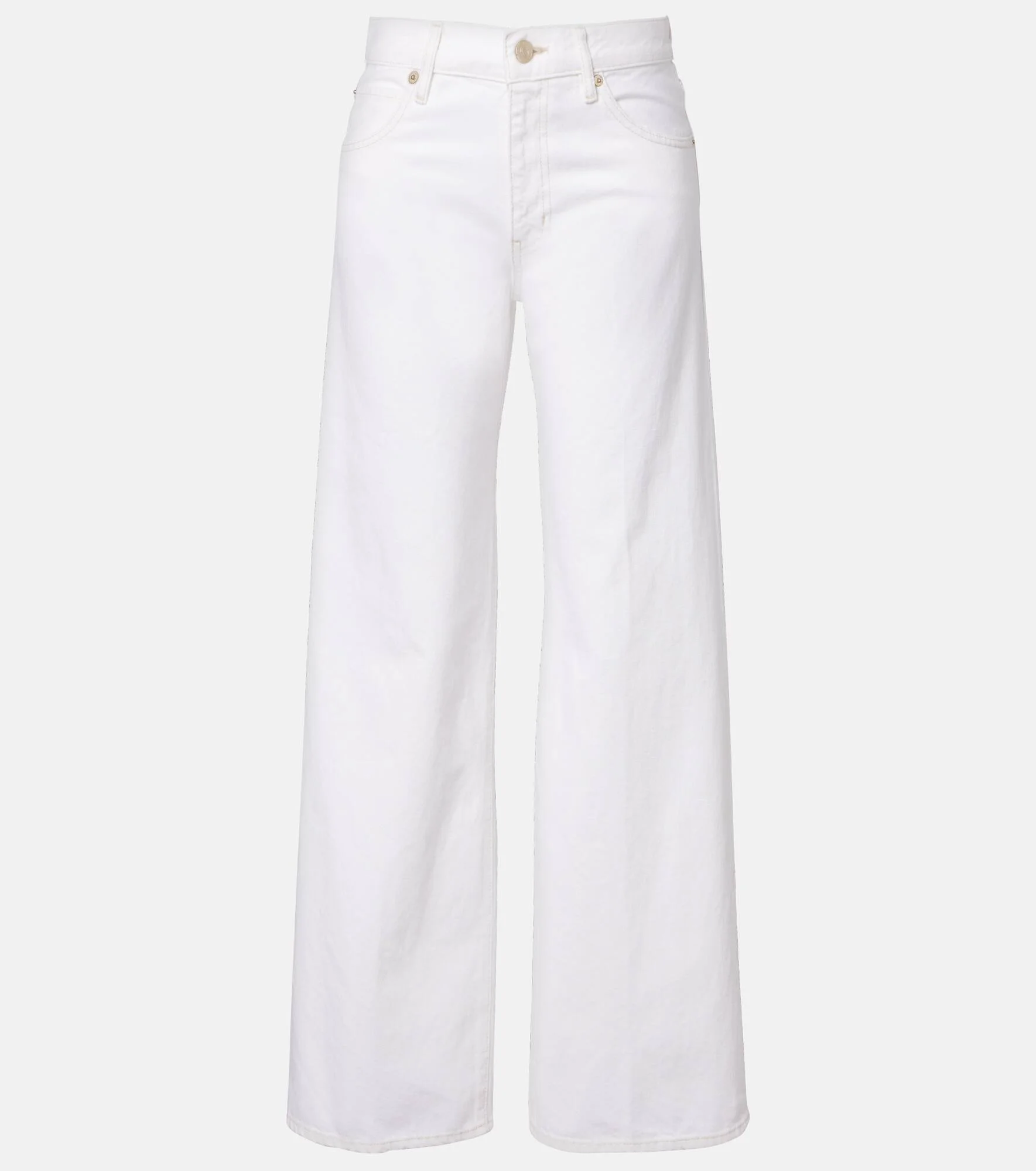 Bubble mid-rise barrel-leg jeans - 1