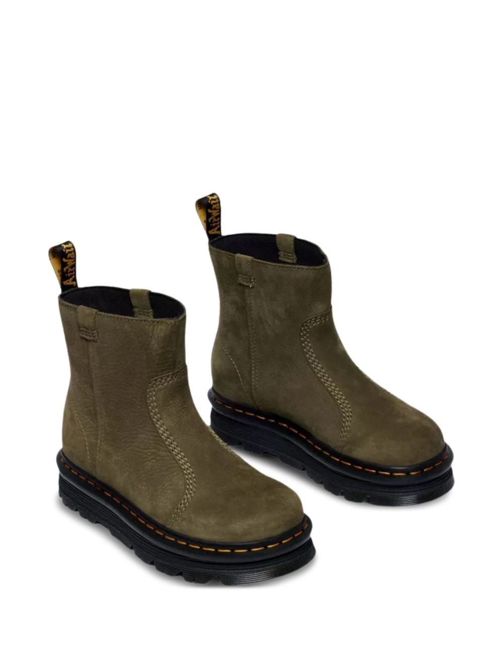 leather platform boots - 3