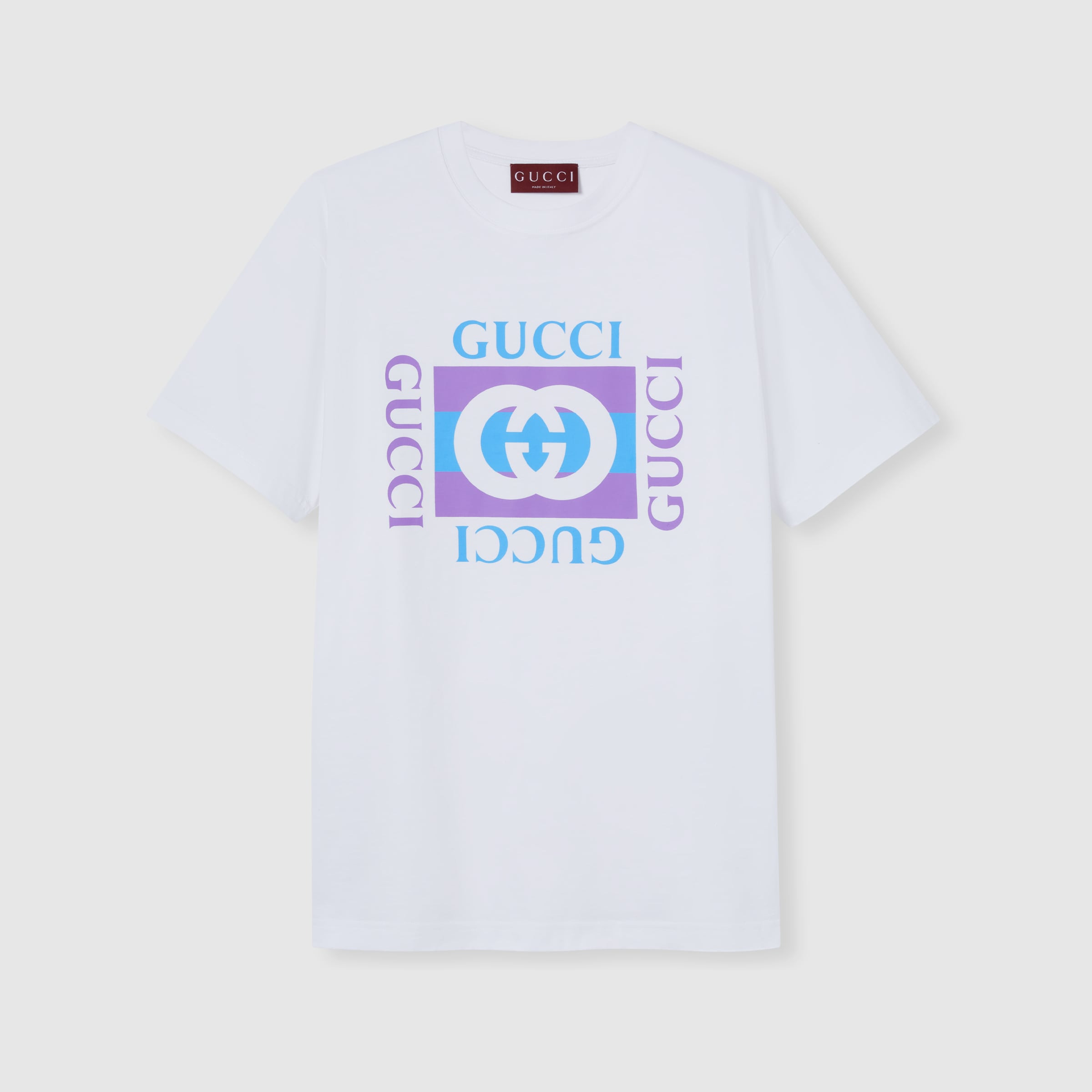 Cotton jersey T-shirt with print - 1
