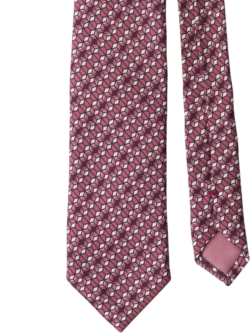 geometric print tie - 1