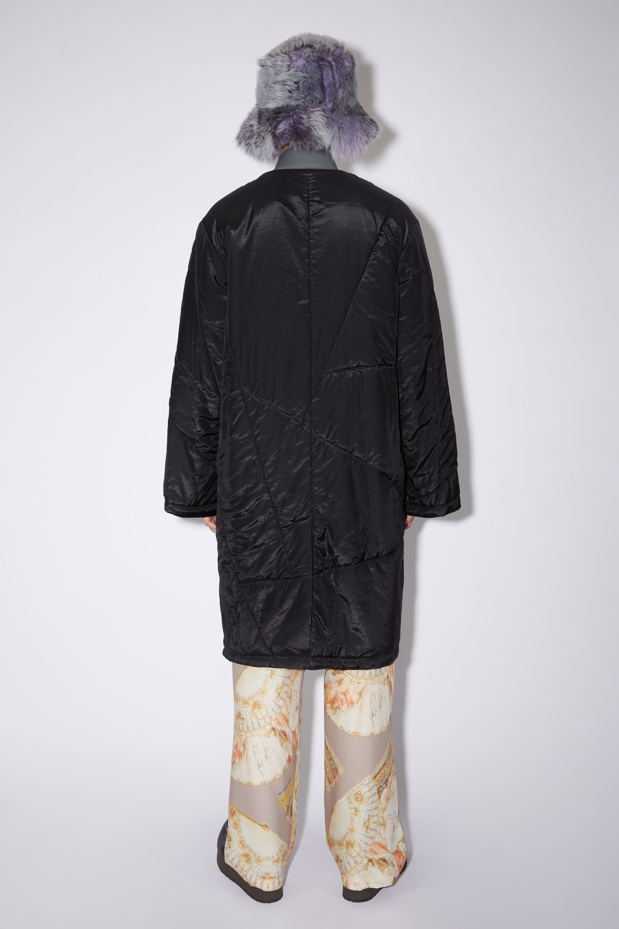 Padded coat - Black - 3