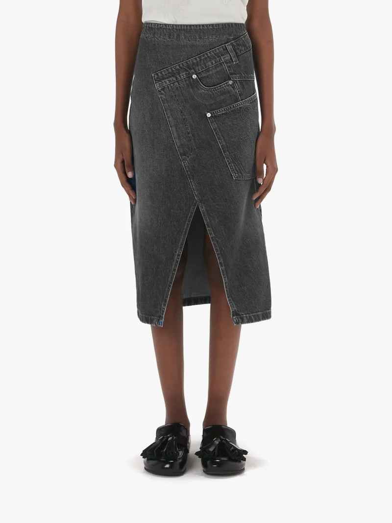 JW Anderson DENIM MIDI SKIRT outlook