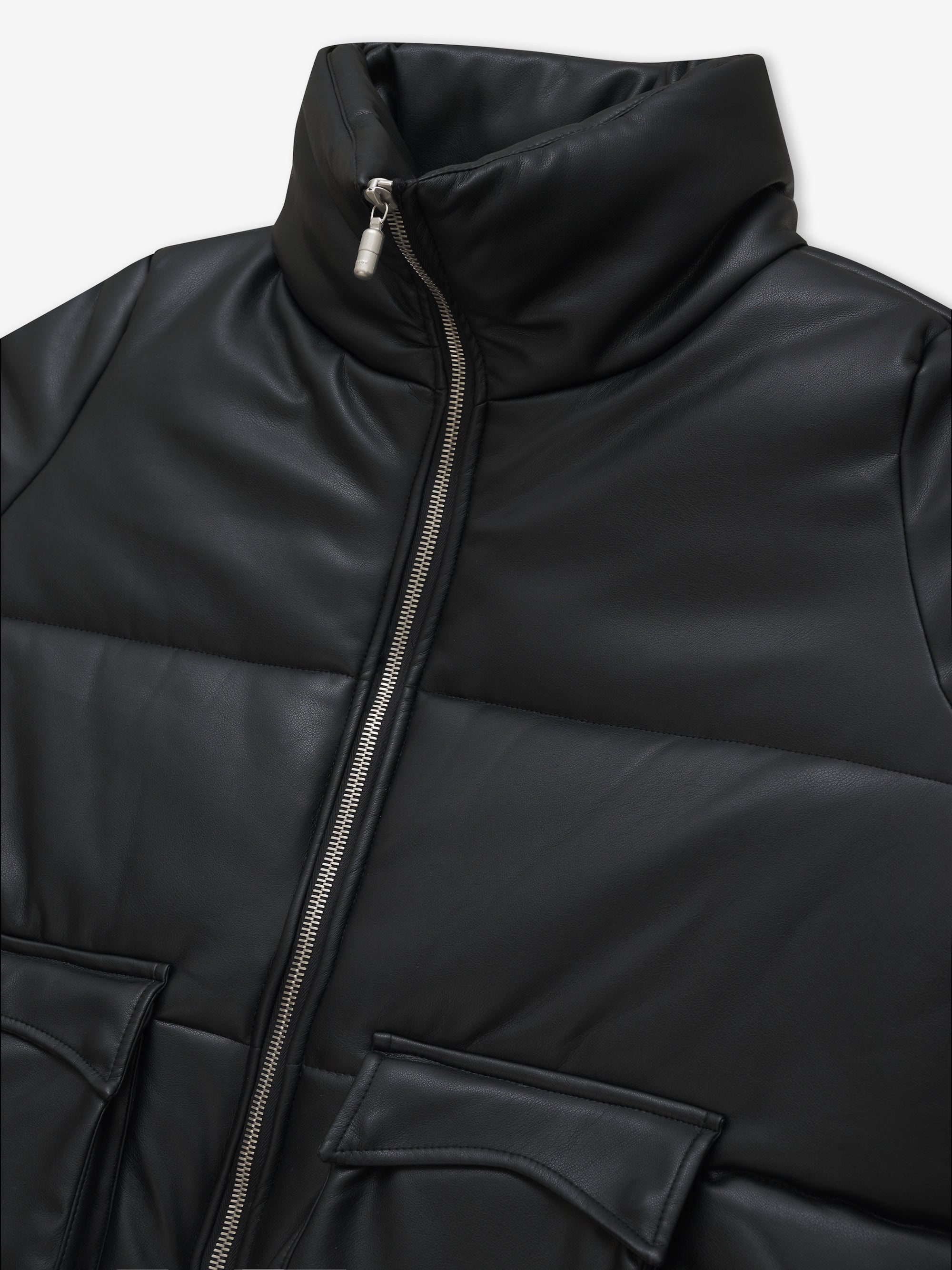 EMBOSSED PUFFER JACKET - 3