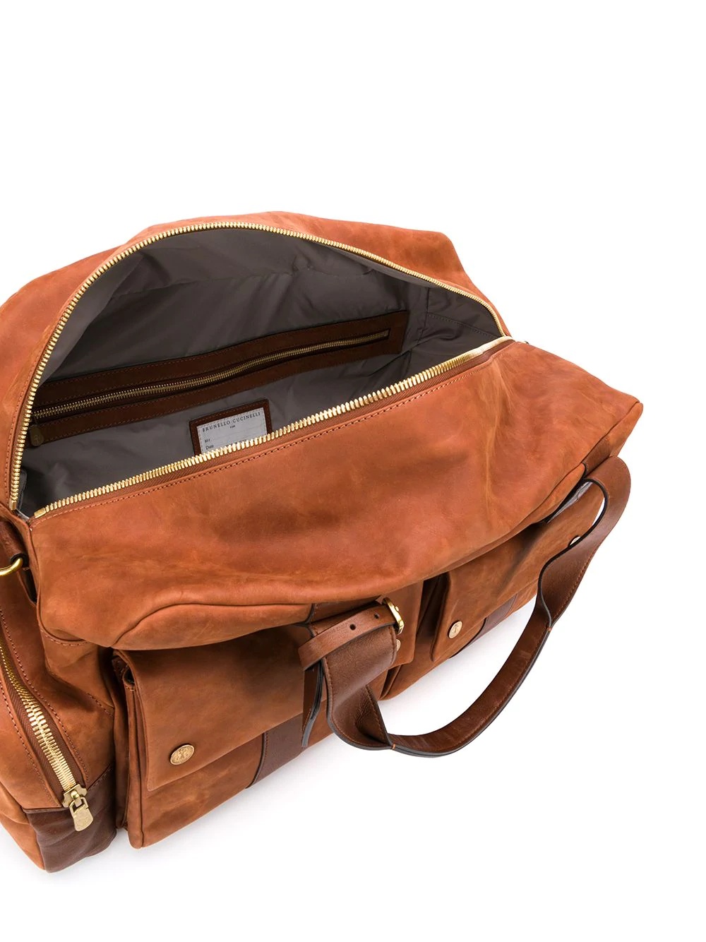 multi-pockets holdall bag - 5