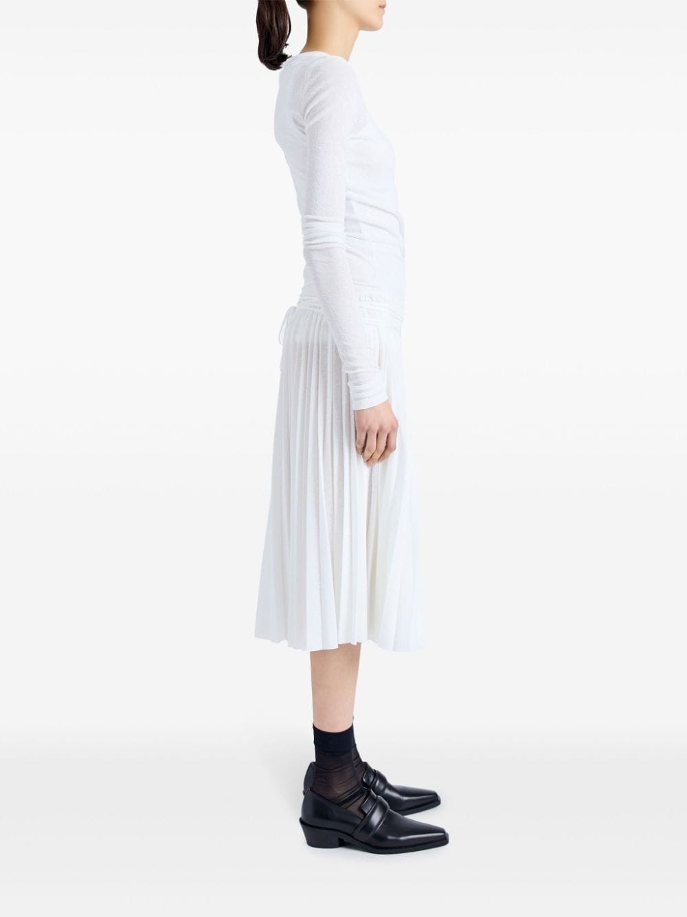 white Roger layered top - 3