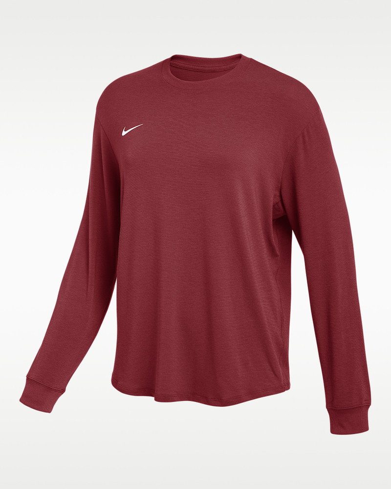 Nike One Women's Relaxed Long-Sleeve Top (Stock) 1