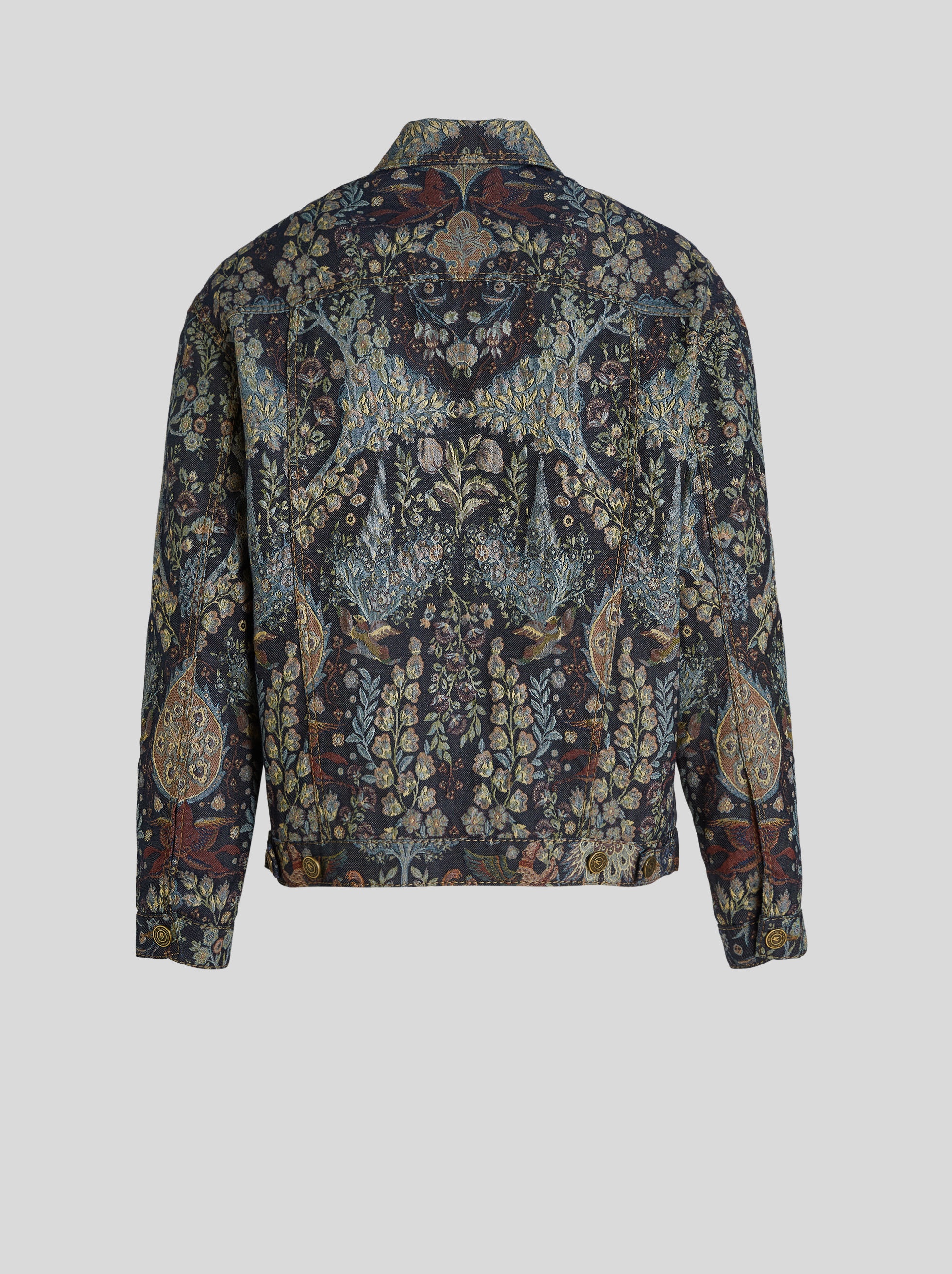 JACQUARD DENIM JACKET - 5