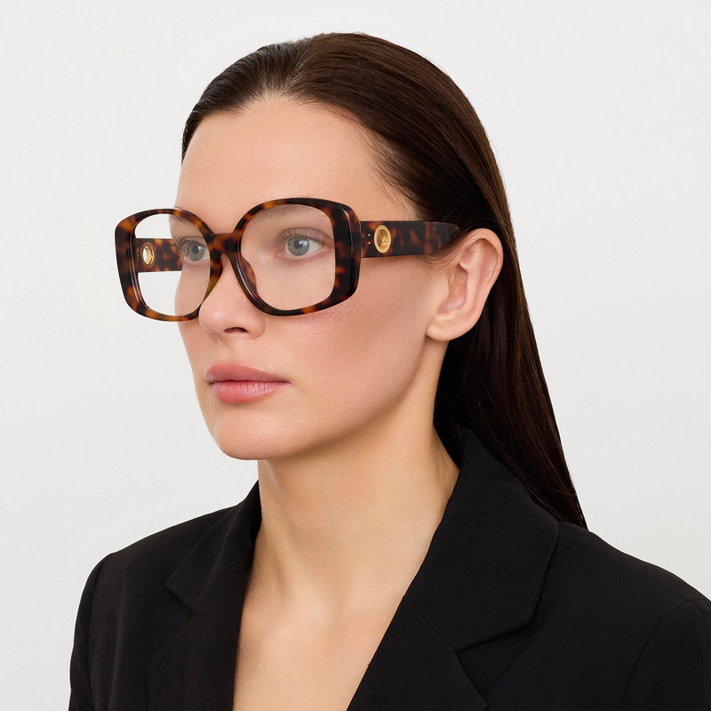LINDA FARROW Venus Optical in Dark Tortoiseshell outlook