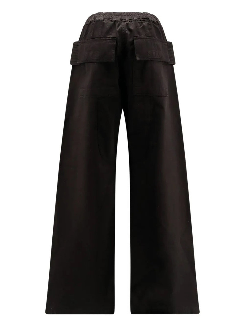 Rick Owens DRKSHDW CREATCH WIDE CARGO DRAWSTRING IN BLACK outlook