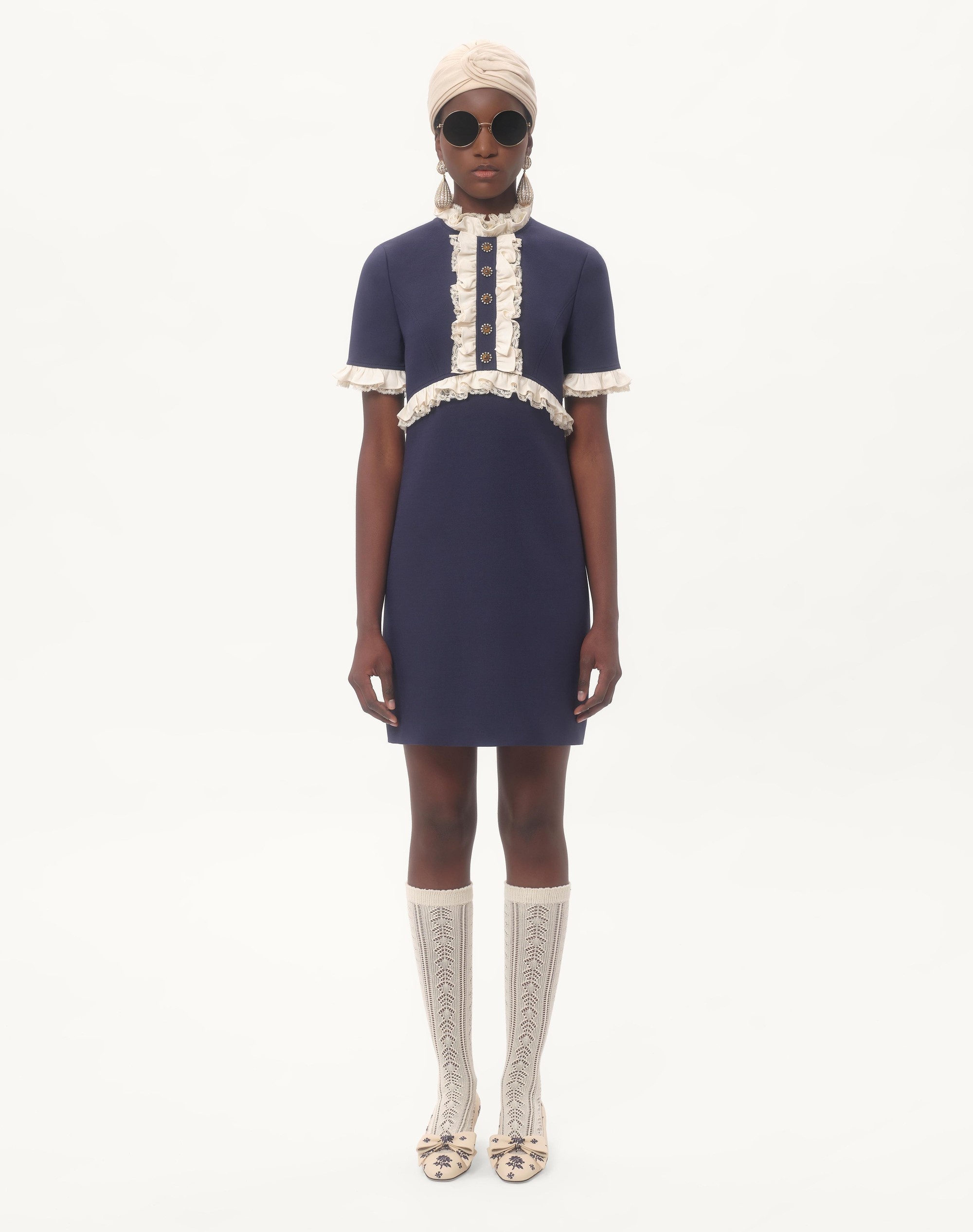 CREPE COUTURE SHORT DRESS - 6