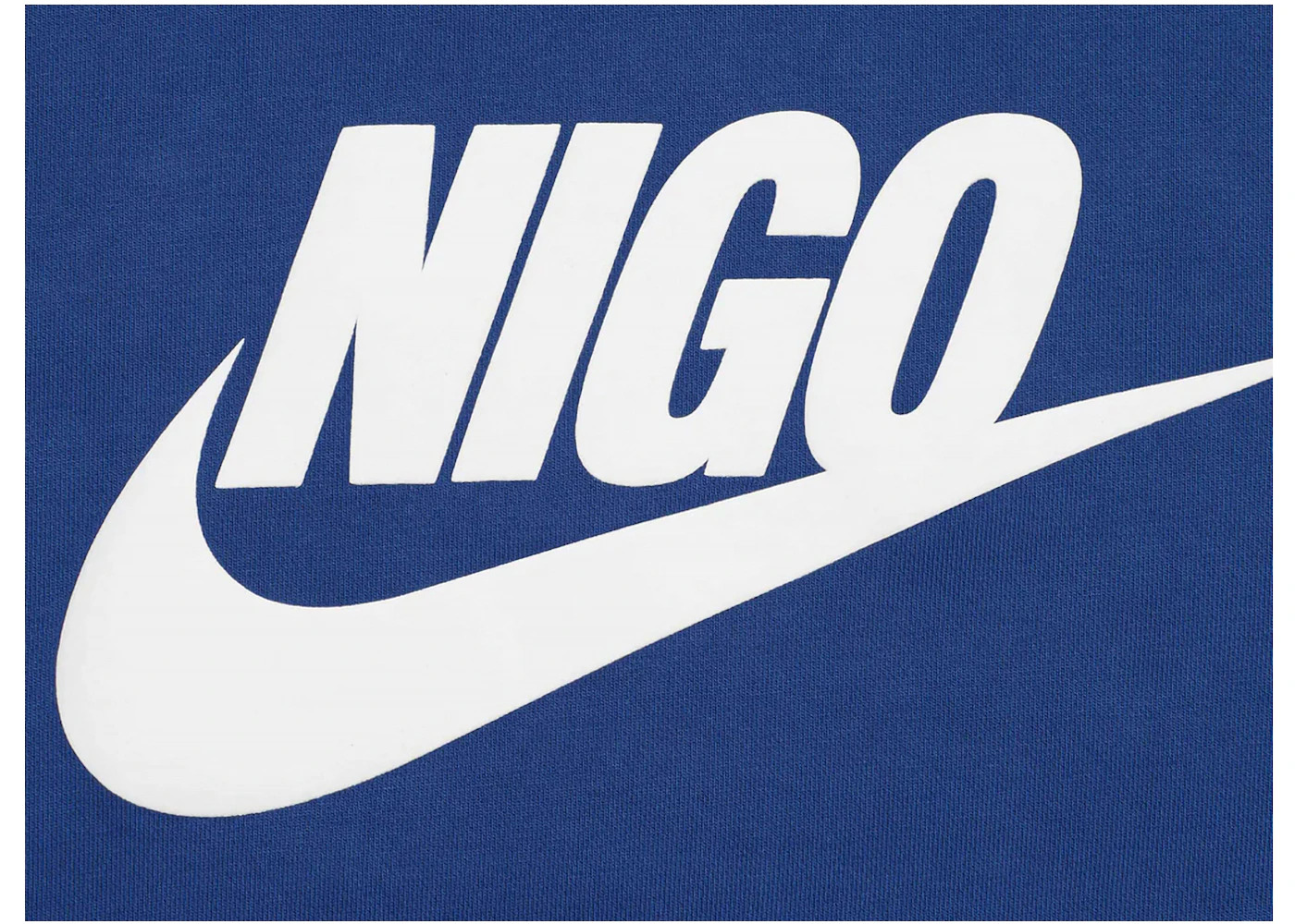 Nike x Nigo NRG Fleece Crew Sweatshirt Navy - 3