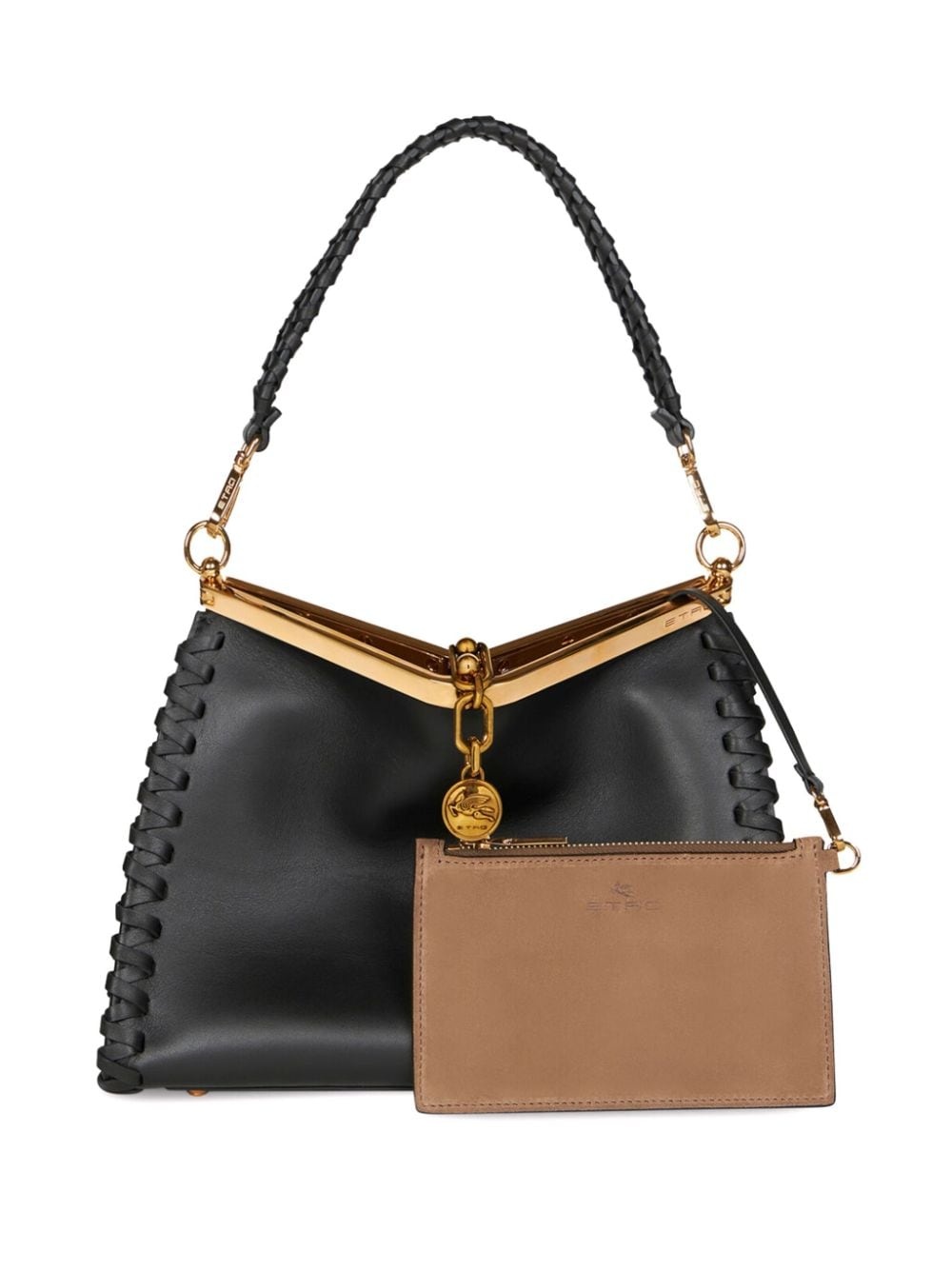 medium Vela leather shoulder bag - 5