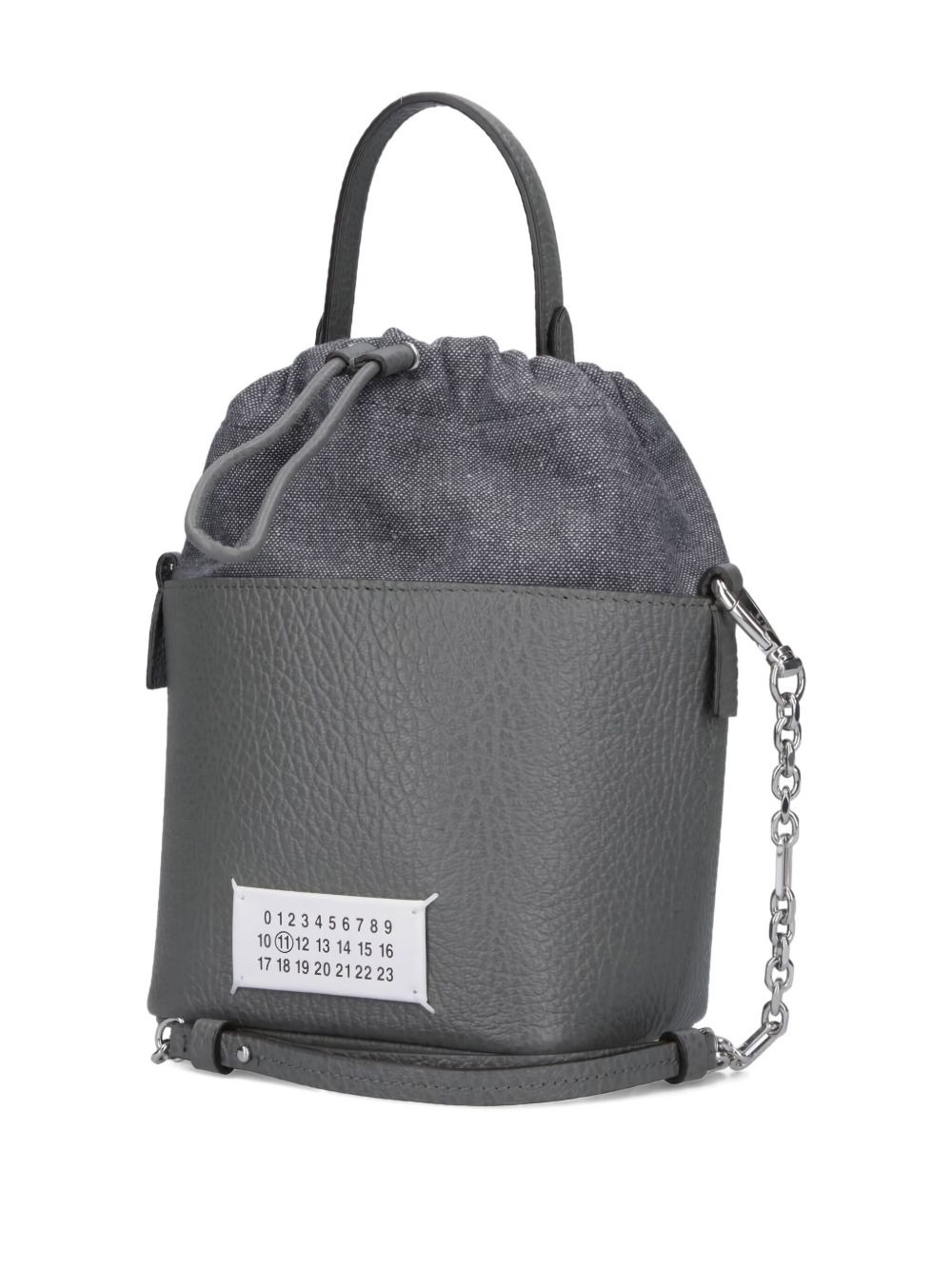 5AC drawstring leather bucket bag - 2