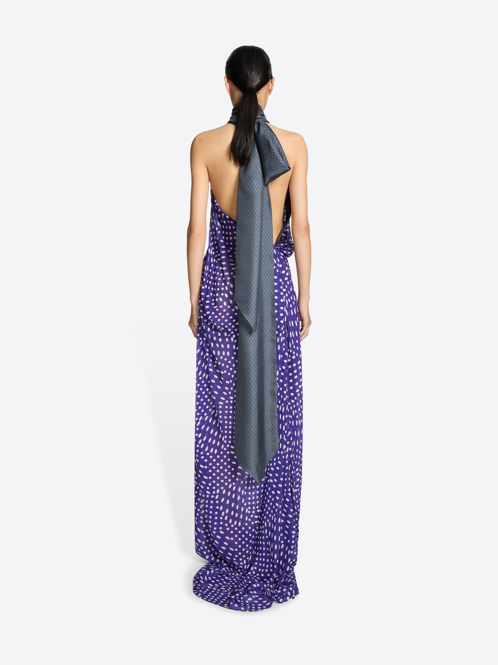 SILK EVENING DRESS - 4