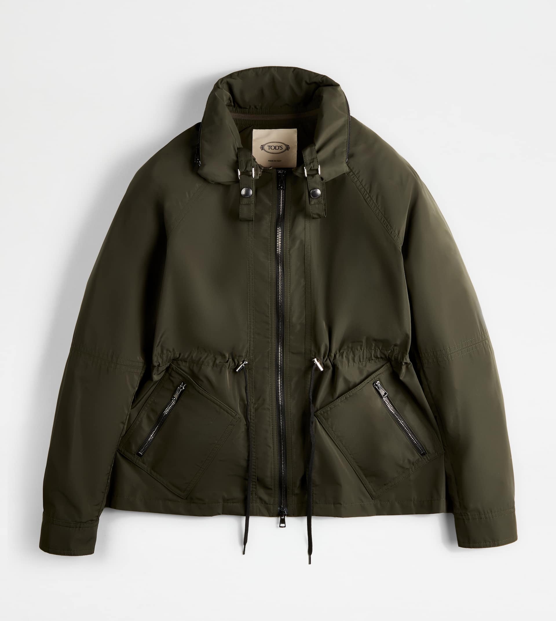 SHORT PARKA - GREEN - 1