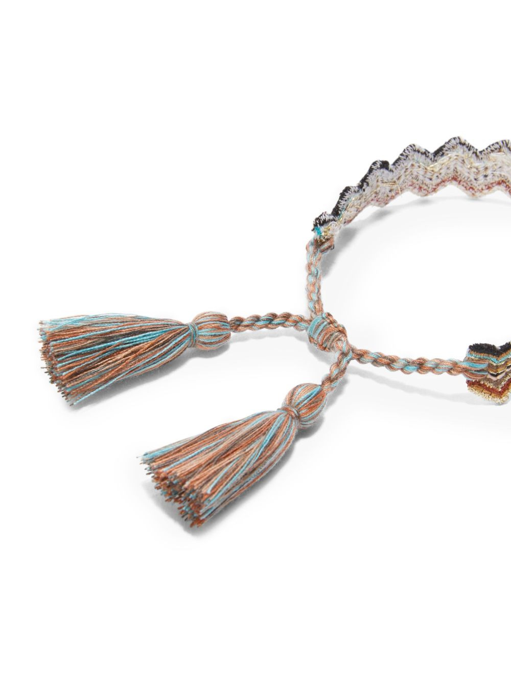Holiday zig-zag tassel bracelet - 3
