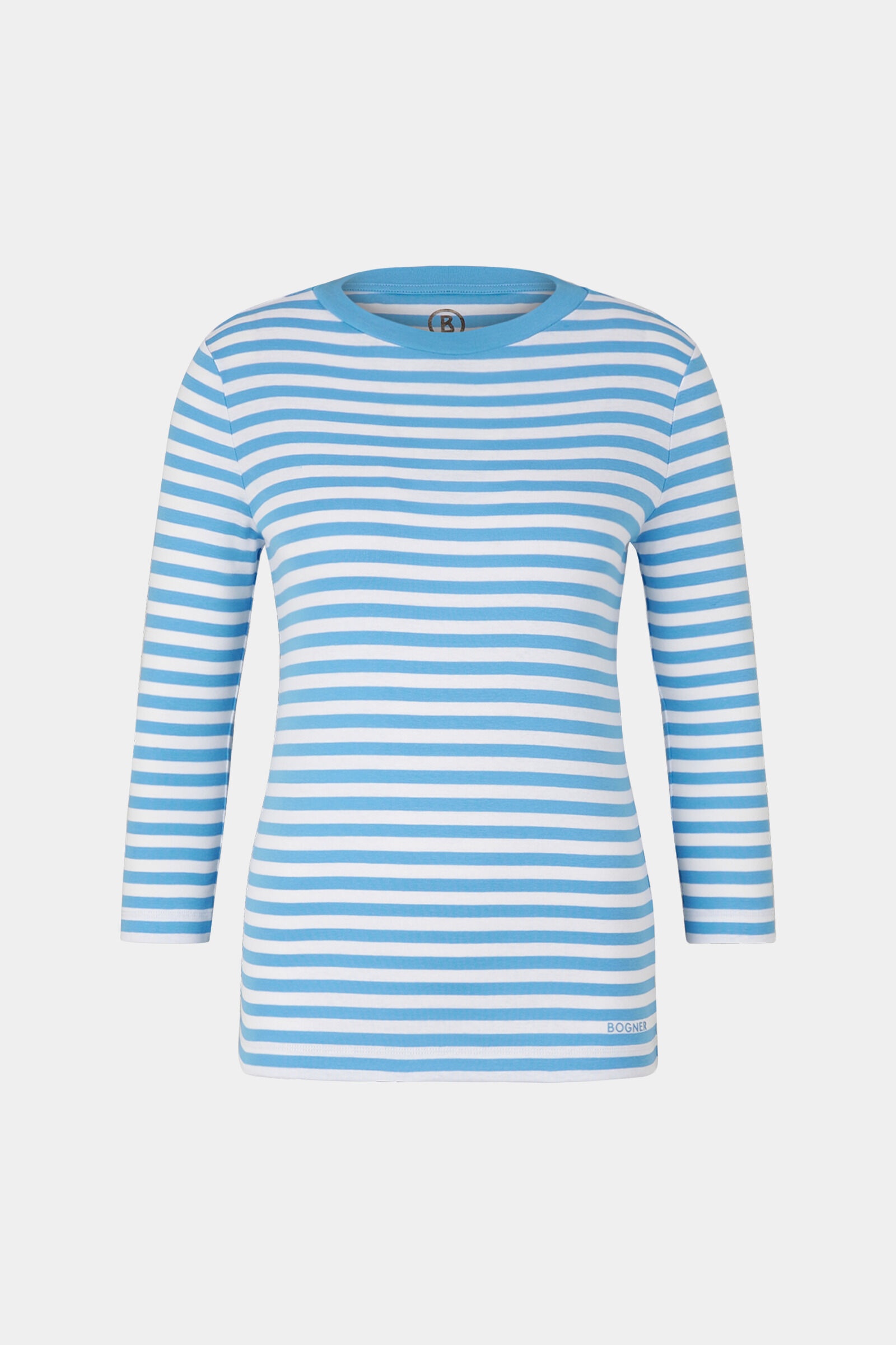 Louna Longsleeve in Light blue/White - 1
