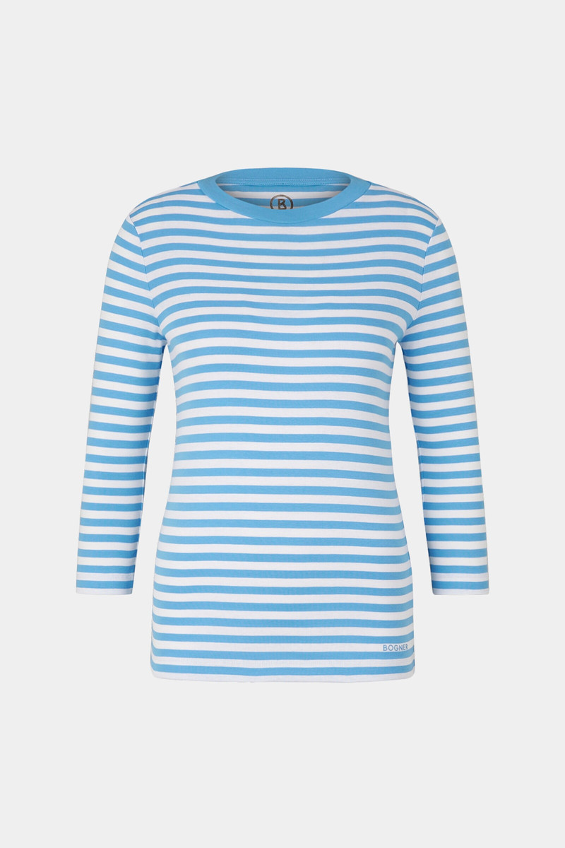 Louna Longsleeve in Light blue/White 1
