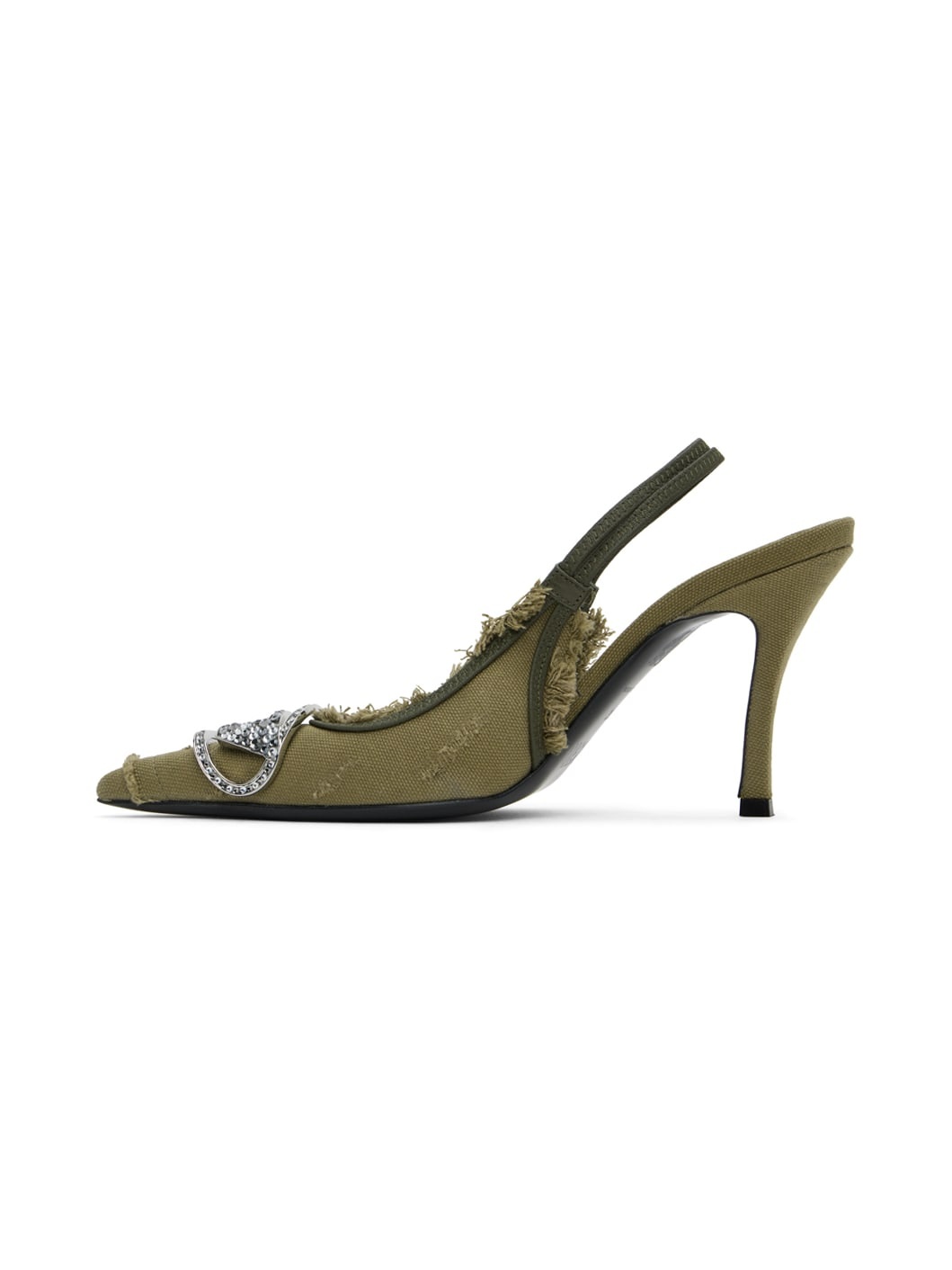 Khaki D-Venus Sb Heels - 3