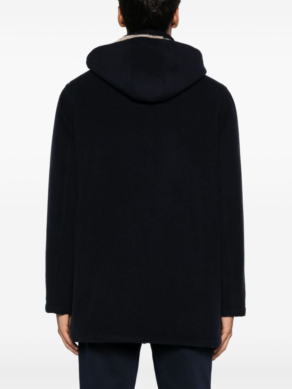 cashmere hooded parka jacket - 4