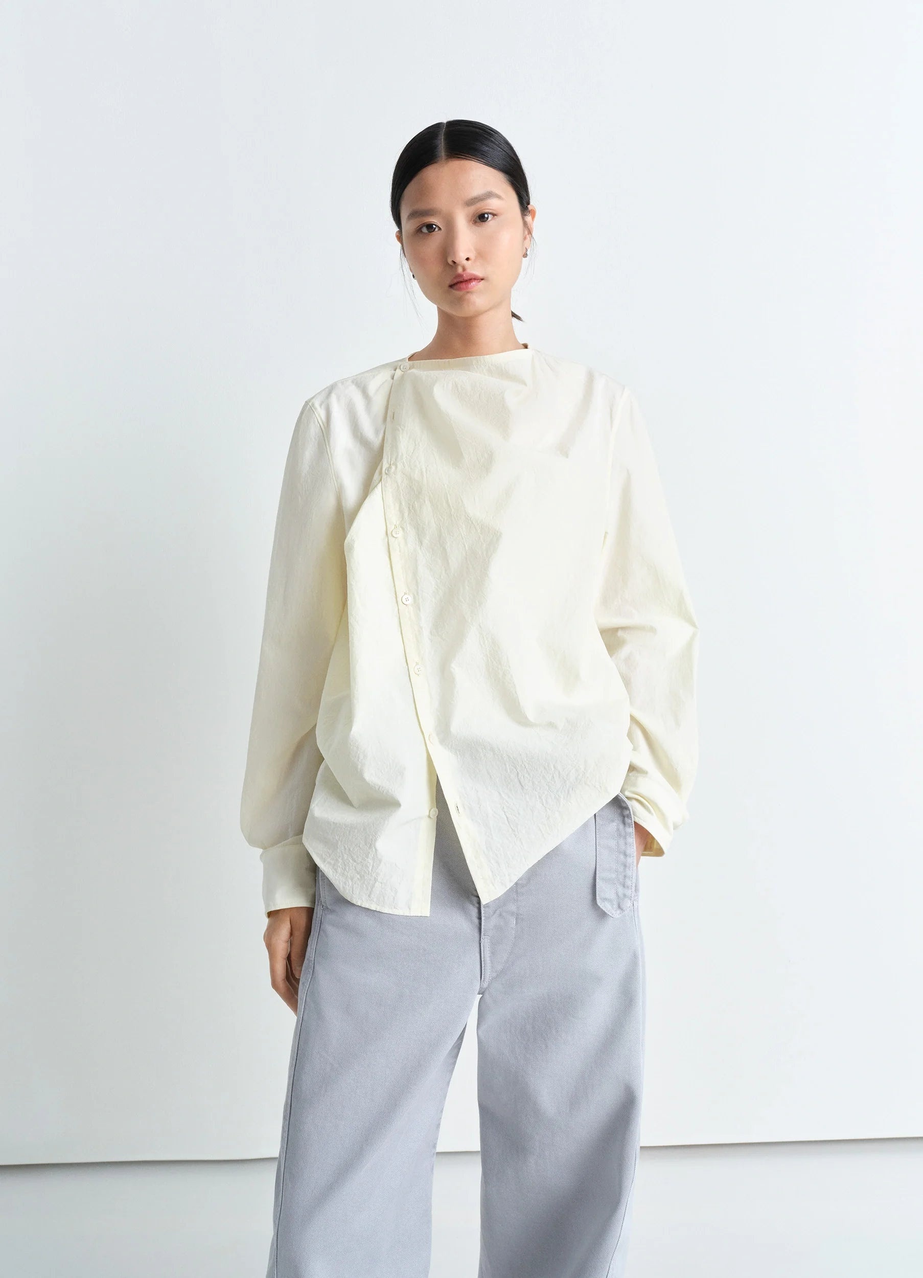 SOFT COLLAR BLOUSE - 3