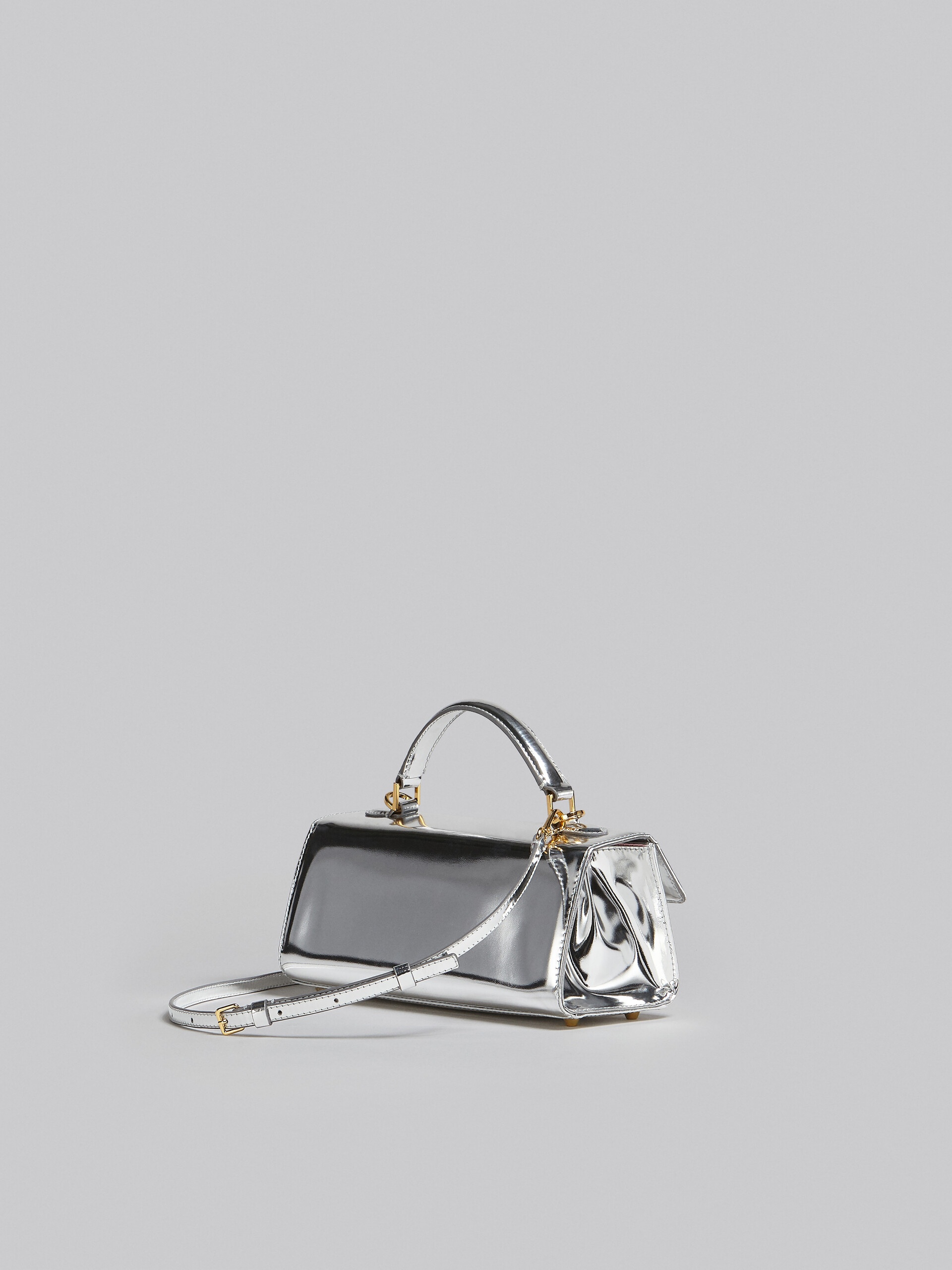 RELATIVITY MEDIUM BAG IN SILVER-TONE LEATHER - 2