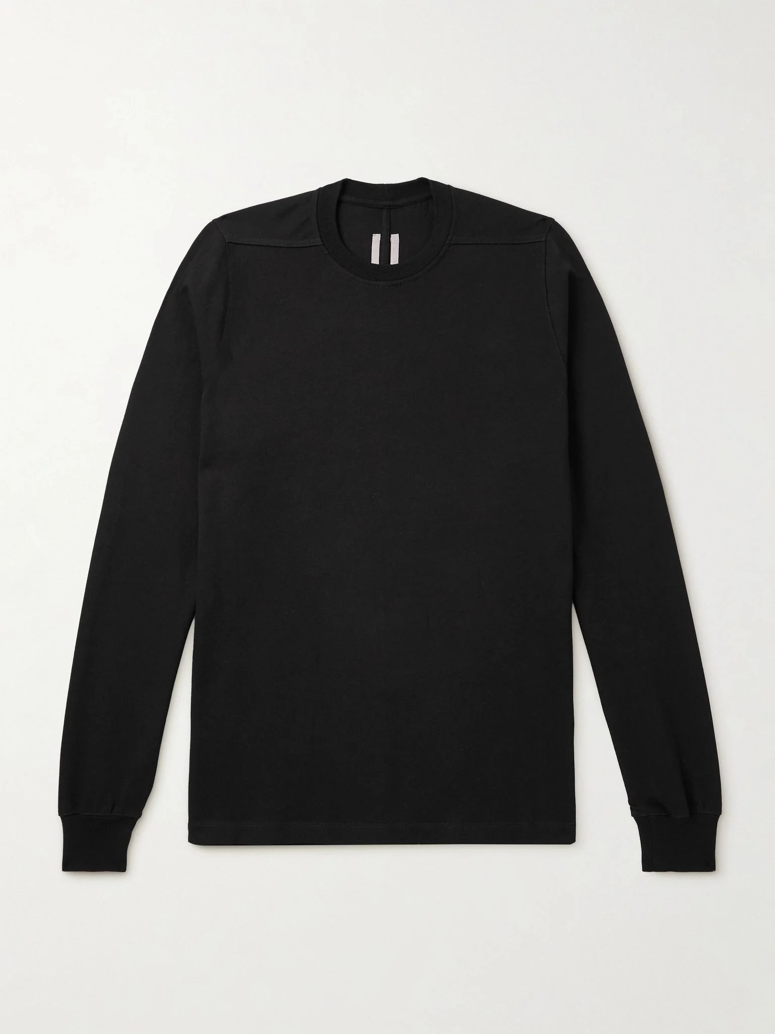 Organic Cotton-Jersey Sweatshirt Black - 1