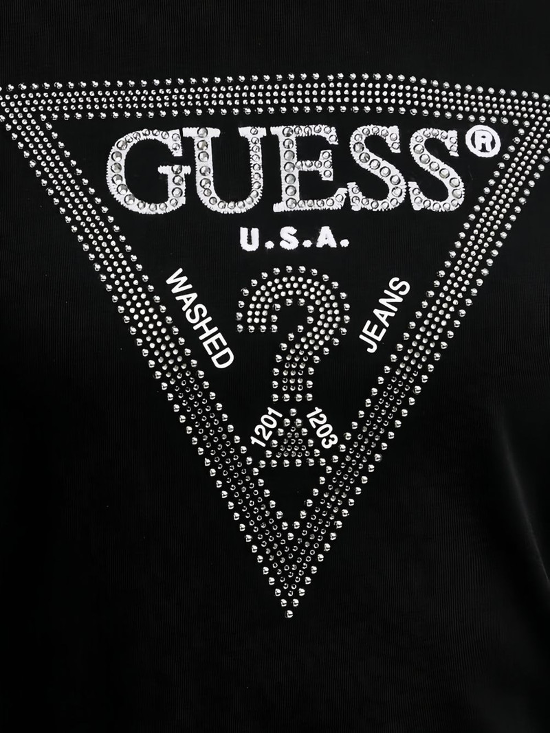rhinestone-embellished short-sleeve T-shirt 5