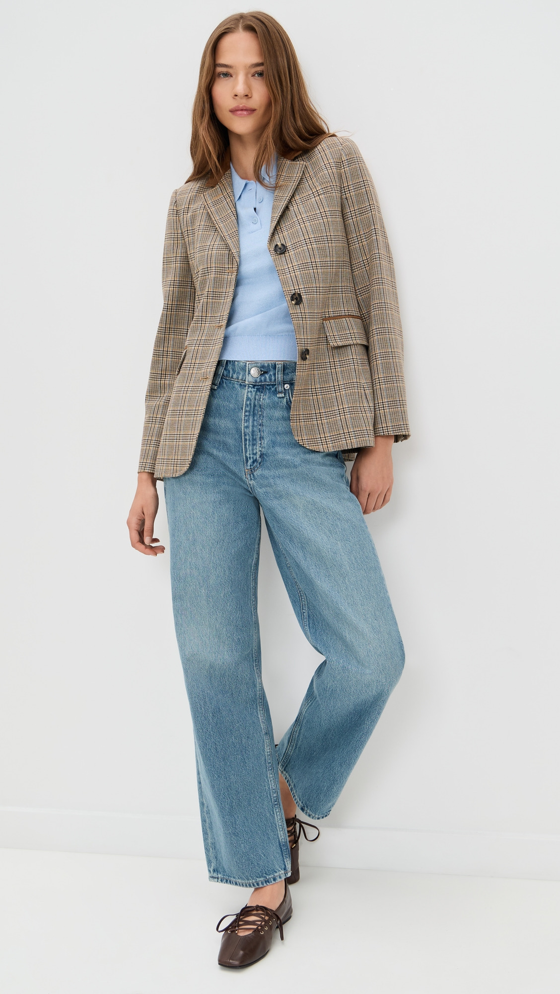 Evia Plaid Blazer - 4