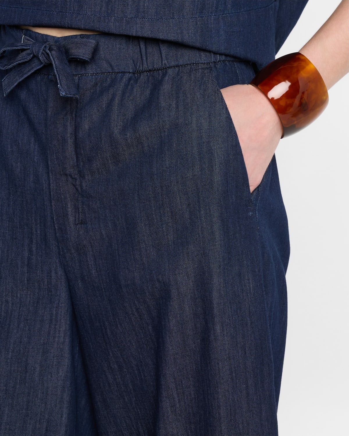 Jour Wide-Leg Ankle Pull-on Pants - 5