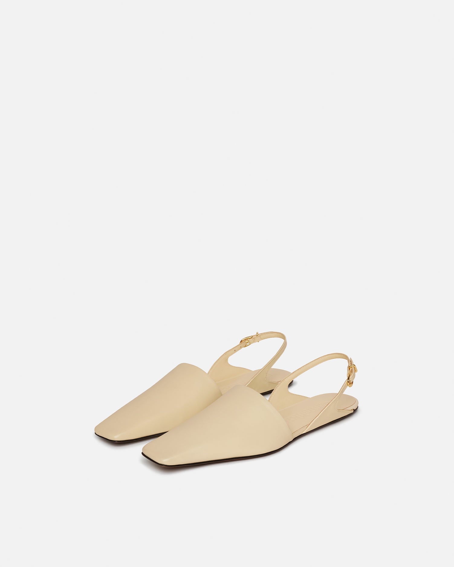 Leather Point-Toe Flats - 4
