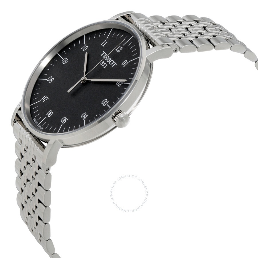 Tissot - Tissot Everytime Black Dial Men's Watch T109.610.11.077.00 - 2